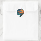 Natuur Fox Sticker (Tas)