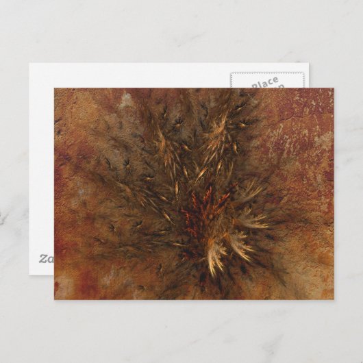 Natuur fractaal Briefkaart (Voorkant / Achterkant)