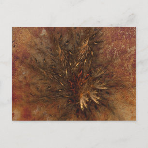 Natuur fractaal Briefkaart