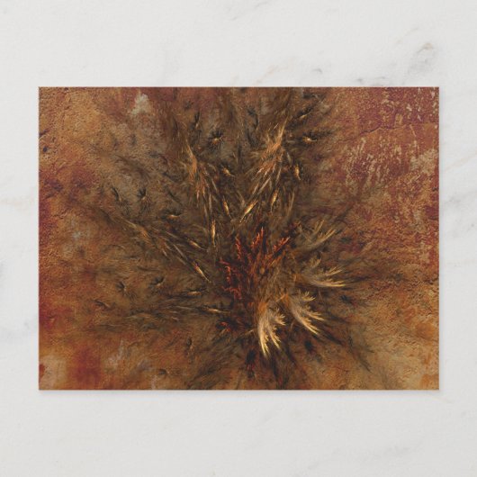 Natuur fractaal Briefkaart (Voorkant)