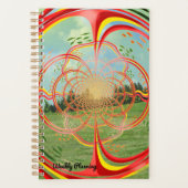 Natuur Fractal Burst Weekly Planner (Voorkant)