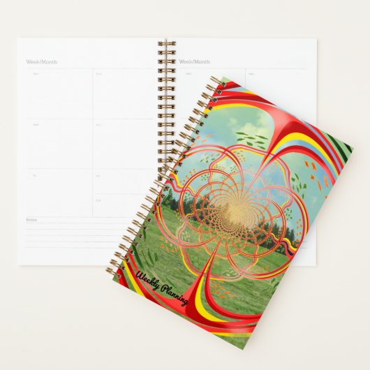 Natuur Fractal Burst Weekly Planner (Display)