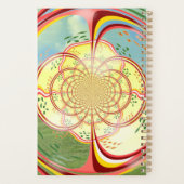 Natuur Fractal Burst Wekelijkse Planner (Achterkant)