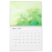 Natuur Fresh Green Calendar Kalender (Feb 2027)