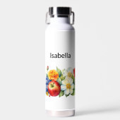 Natuur Fruit en bloemen Apple Marigold Waterfles (Voorkant)