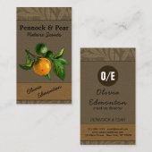 Natuur Fruit Foto Aangepaste Sjabloon  Bloemen Visitekaartje (Voorkant / Achterkant)