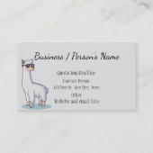 Natuur Fun Lalama - Aangepast dierlijk Visitekaartje (Voorkant)