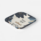 Natuur Galaxy volwassen Schattigee Sterrennacht Sw Papieren Bordje (Gebogen)
