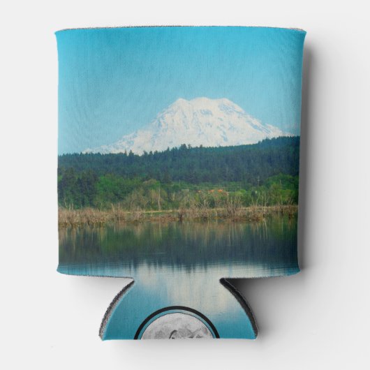 Natuur Galerij Logo en Mout Rainier ontwikkelen Blikjeskoeler (Voorkant)