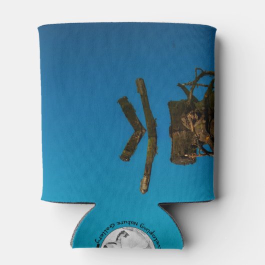 Natuur Galerij Logo en Mout Rainier ontwikkelen Blikjeskoeler (Achterkant)