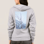 Natuur galerij Logo en rode vogel ontwikkelen Hoodie (Achterkant)
