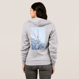 Natuur galerij Logo en rode vogel ontwikkelen Hoodie