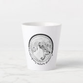 Natuur Galerij Logo ontwikkelen Latte Mok (Voorkant)