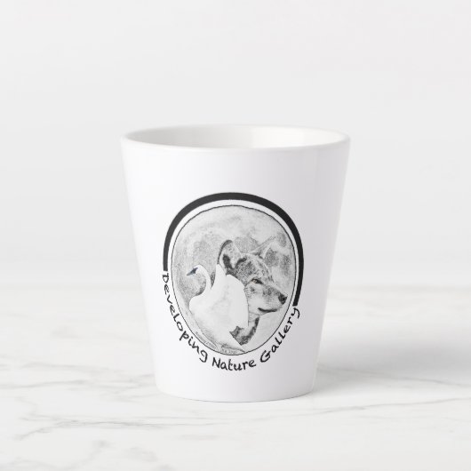 Natuur Galerij Logo ontwikkelen Latte Mok (Voorkant)