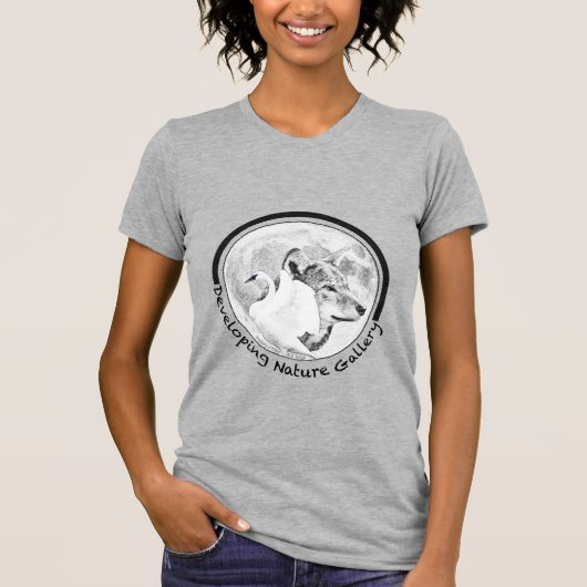 Natuur Galerij Logo ontwikkelen T-shirt (Voorkant)