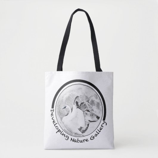 Natuur Galerij Logo ontwikkelen Tote Bag (Voorkant)