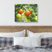 Natuur Garden Cherry Tomaten Canvas Afdruk (Insitu (Slaapkamer))