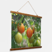 Natuur Garden Cherry Tomaten Hangend Wandkleed (Gebogen)