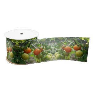 Natuur Garden Cherry Tomaten Satijnen Lint