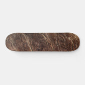 Natuur gebrand hout persoonlijk skateboard (Horizontaal)