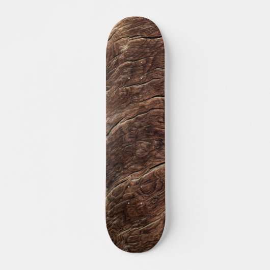 Natuur gebrand hout persoonlijk skateboard (Voorkant)