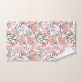 Natuur Geïnspireerd Bloemen: Anjer Bloempatroon Bad Handdoek (Handdoek)