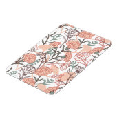 Natuur Geïnspireerd Bloemen: Anjer Bloempatroon Magneet (Linkerzijde)