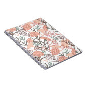 Natuur Geïnspireerd Bloemen: Anjer Bloempatroon Notitieboek (Rechterzijde)