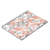 Natuur Geïnspireerd Bloemen: Anjer Bloempatroon Notitieboek (Linkerzijde)