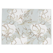 Natuur Geïnspireerd Bloemen Papieren Zak Groot Cadeauzakje (Achterkant)