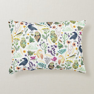 Natuur geïnspireerd botanisch patroon decoratieve accent kussen