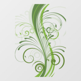 Natuur Geïnspireerd Green Cling voor Bright Spaces Raamsticker