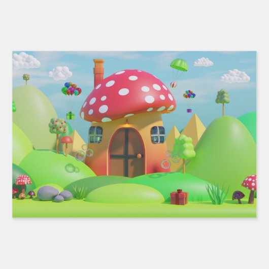 Natuur-geïnspireerd inpakpapier (Voorkant)