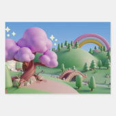 Natuur-geïnspireerd inpakpapier vel (Voorkant 3)