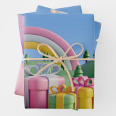 Natuur-geïnspireerd inpakpapier vel (In situ)