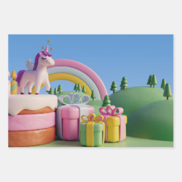 Natuur-geïnspireerd inpakpapier vel