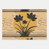 Natuur-geïnspireerd inpakpapier vel (Voorkant 3)