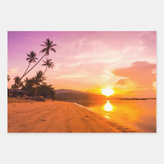 Natuur-geïnspireerd inpakpapier vel (Voorkant 2)