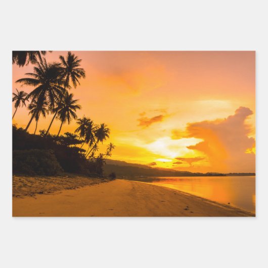 Natuur-geïnspireerd inpakpapier vel (Voorkant)