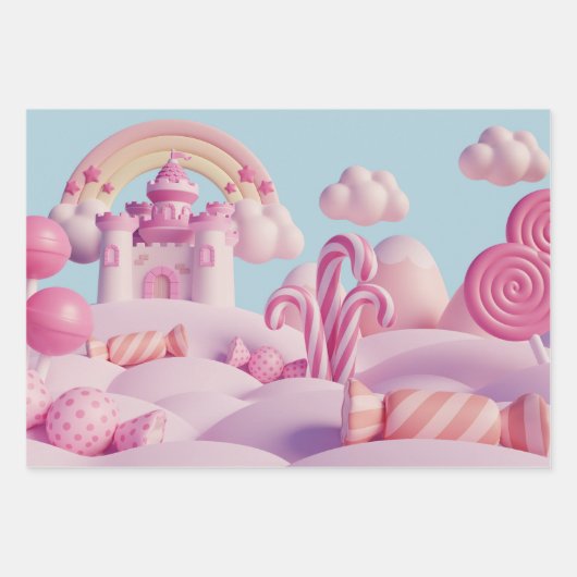 Natuur-geïnspireerd inpakpapier vel (Voorkant)