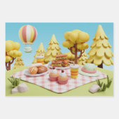 Natuur-geïnspireerd inpakpapier vel (Voorkant 2)