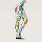 Natuur geïnspireerd kleurenblad leggings (Rechts)
