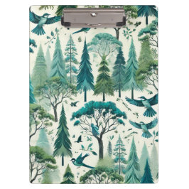 Natuur-geïnspireerd naadloos ontwerp klembord