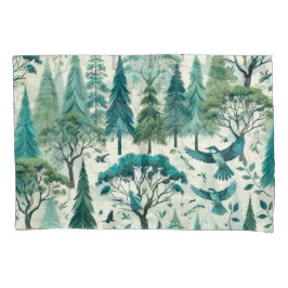 Natuur-geïnspireerd naadloos ontwerp kussensloop