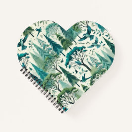 Natuur-geïnspireerd naadloos ontwerp notitieboek