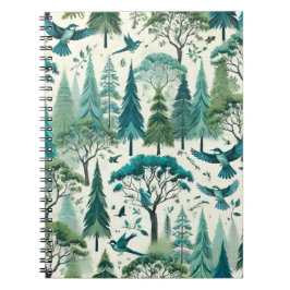 Natuur-geïnspireerd naadloos ontwerp notitieboek