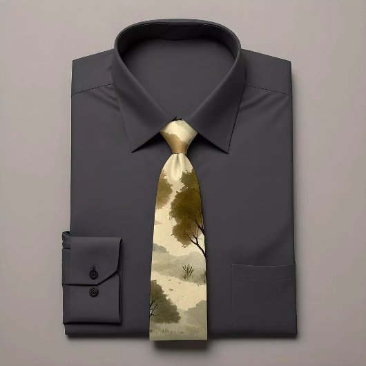 Natuur-geïnspireerd ontwerp Stropdas