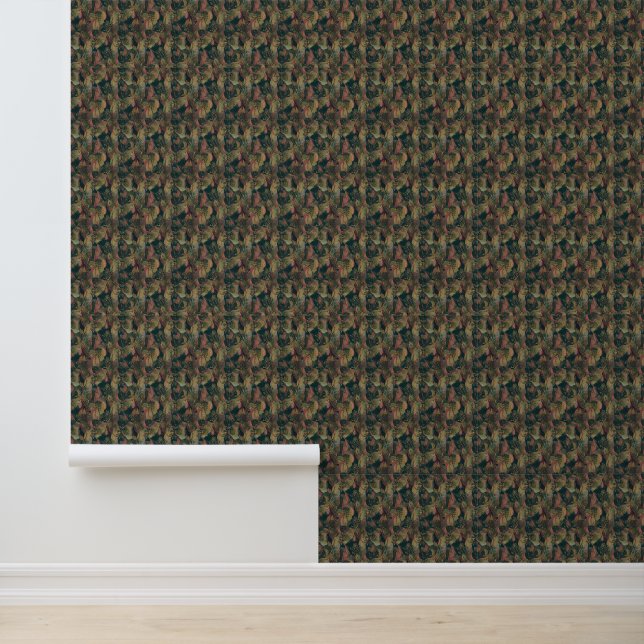 Natuur-geïnspireerd patroon behang (Applicatie)