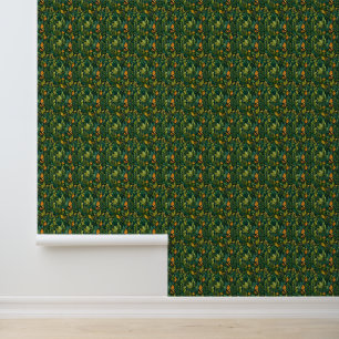 Natuur-geïnspireerd patroon behang