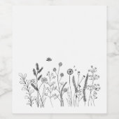 Natuur Geïnspireerd Product Label Set Wijn Etiket (Enkel label)